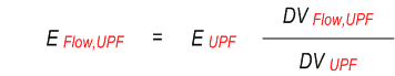 Energy consumed at a UPF, third formula