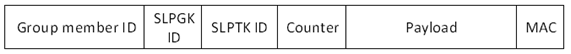 Copy of original 3GPP image for 3GPP TS 33.533, Fig. 6.4.4.3.1-1: RSPP message format for Sidelink Positioning broadcast/groupcast communication